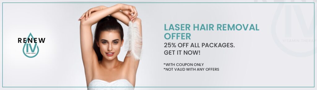 Laser Hair Removal: 25% OFF all packages. Get it now! Laser Hair Removal: 25% OFF all packages. Get it now!