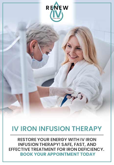 IV Iron Infusion Therapy - Restore Your Energy with IV Iron Infusion Therapy! Safe, fast, and effective treatment for iron deficiency. book your appointment today! IV Iron Infusion Therapy - Restore Your Energy with IV Iron Infusion Therapy! Safe, fast, and effective treatment for iron deficiency. book your appointment today!